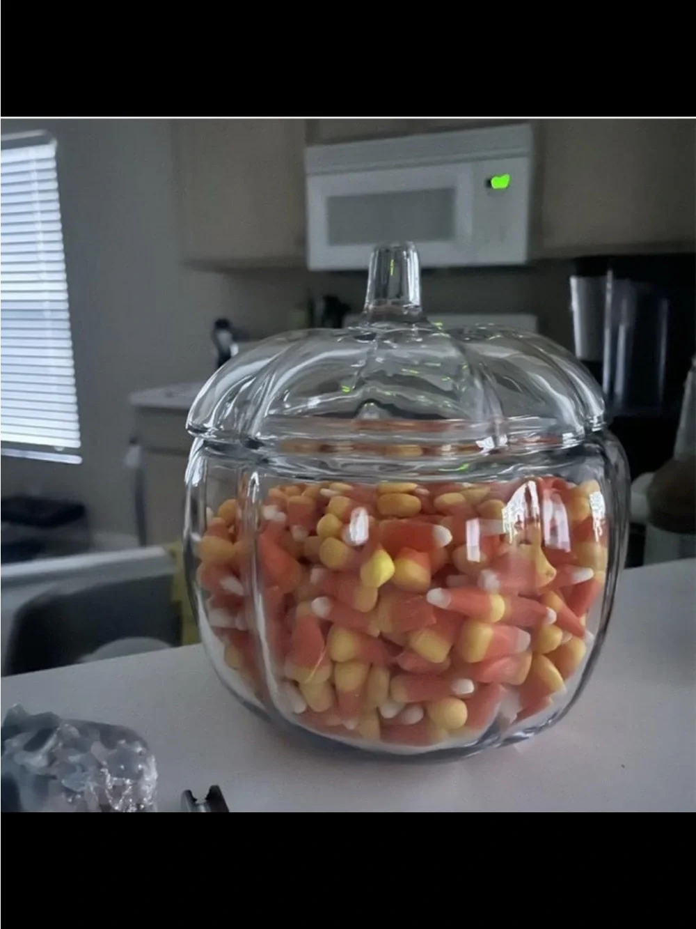 Target Clear Glass Pumpkin Storage Jar with Lid